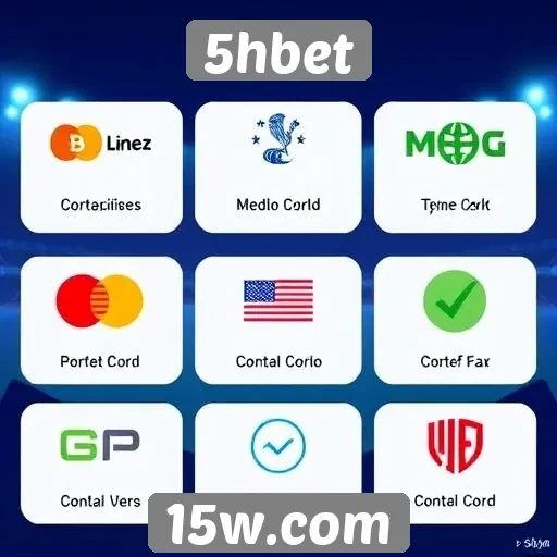 Métodos de pagamento disponíveis no 5hbet